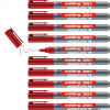 Marker EDDING 1mm do tablic okrągła końcówka czerwony 361/002/CZ